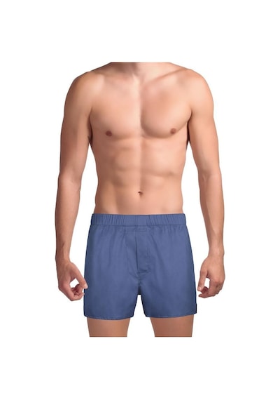 The Don Açık Mavi Exclusive Yırtmaçlı Erkek Boxer