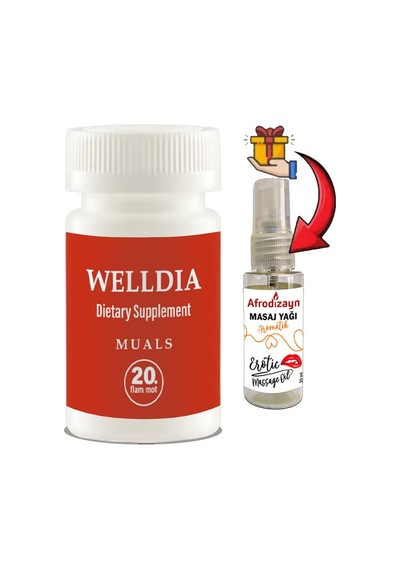 Welldia Prost Pro Caps 1 Kutu Erkeklere Özel Formüllü 20li Takviyelik Kapsüller + Afrodizayn Yağı