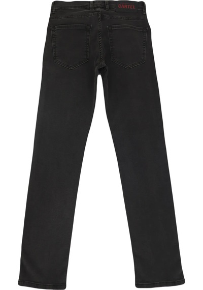 Denim Cartel Dmctekstil 807 Erkek Füme Normal Bel Normal Kesim Dar Paça Jean Pantolon