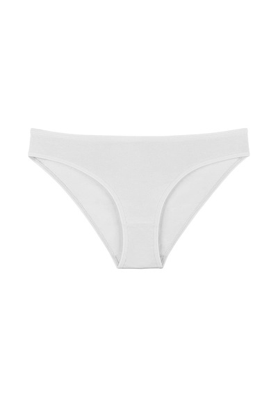 Sensu Kadın Çizgili Karışık Renkler Slip Külot 5'li Paket Set - Kts3051 Yeşil