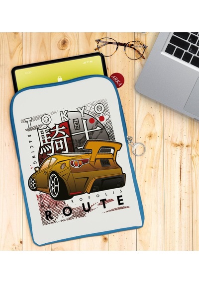 Bk Gift Tokyo Route Tasarımlı Taşınabilir Koruyucu Tablet Kılıfı