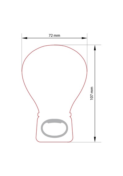 Balon Magnet Açacak Vgbln 100 Adet Beyaz