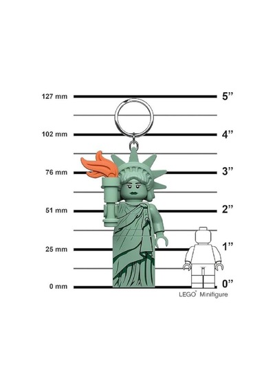 Lego Minifigures Ke158h Statue Of Liberty Led Key Chain