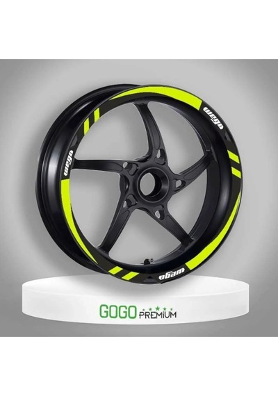 Tvs Wego 110 2012-2022 Uyumlu Yeşil 1 Set Jant Şeridi