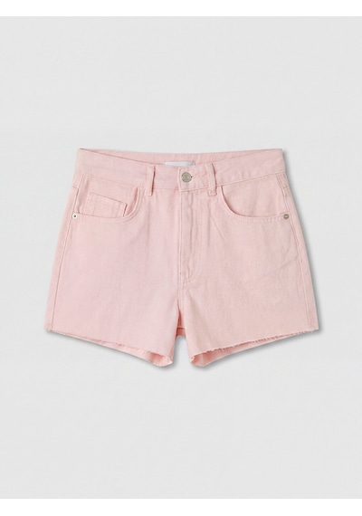Lcw Jeans Pembe Regular Fit Kadın Jean Şort