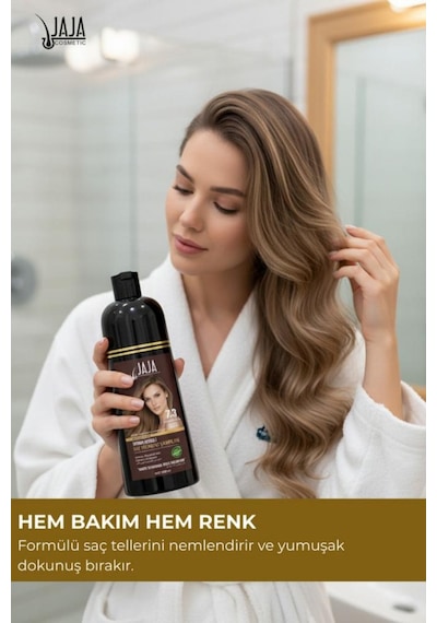 Jaja Vitamin İçerikli Saç Pigment Şampuanı Unisex 300 Ml 7.3 Fındık Kabuğu