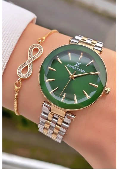 Daniel Klein Mrd11294 Kristal Cam, Modern,şık Kadın Kol Saati Bileklik Hediyeli