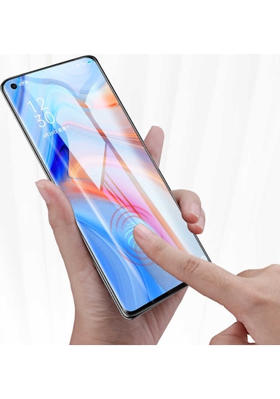 Zore Oppo Reno 4 Pro 4g Uyumlu Süper Pet Ekran Koruyucu Jelatin