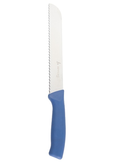 Aryıldız Rexa Tırtıklı Ekmek Bıçak Mavi 19 Cm Renkli