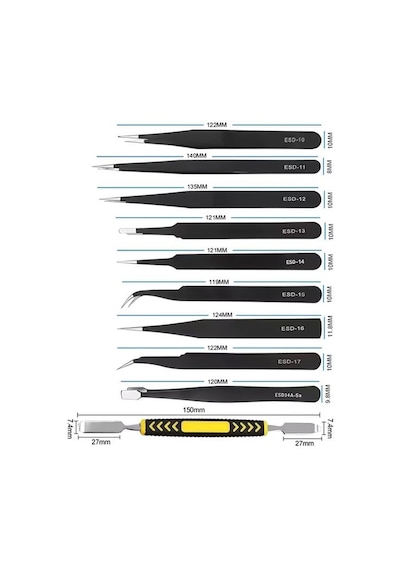 Pm-28655 Telefon Tablet 10in1 Tamir Cımbız Seti