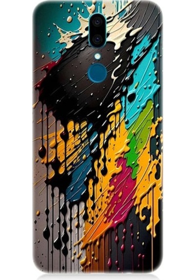 Vestel Venus V7 Uyumlu Tuvaldeki Pastel Boyalar Desenli Silikon Kılıf