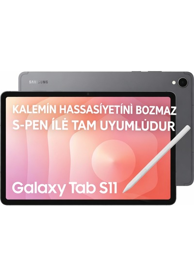Samsung Galaxy Tab S11 Tamperli Cam Ekran Koruyucu,kalemle Tam Uyumlu