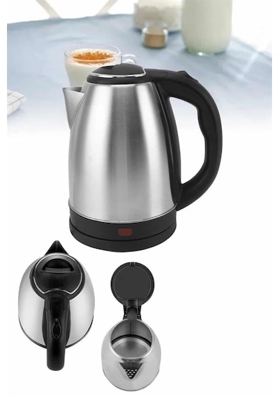 Mey İthalat Yeni Nesil Saplı Uzun Ömürlü Paslanmaz Çelik Su Isıtıcı Kettle