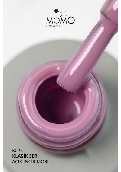 Momo Professional Kalıcı Oje K026 Açık İncir Moru 14 Ml