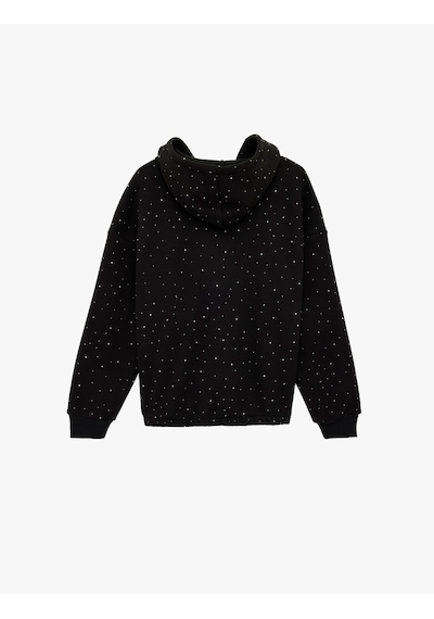 Koton Taş Detaylı Şardonlu Uzun Kollu Kapüşonlu Fermuarlı Sweatshirt Siyah 6sal10412ık Siyah Koton Taş Detaylı Şardonlu Uzun Kollu Kapüşonlu Fermuarlı Sweatshirt Siyah 6sal10412ık Siyah