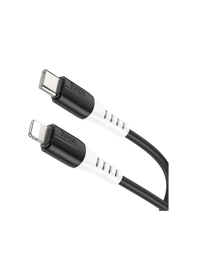 Hoco X82 20w Type-c To Lightning Apple Uyumlu iPhone Hızlı Şarj Kablosu Data Kablosu- 1903 - Renk: Siyah