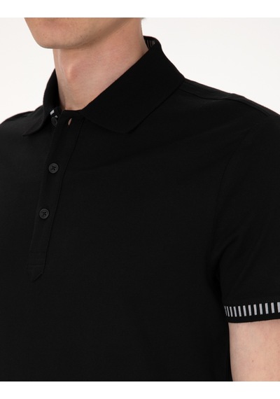 Pierre Cardin Erkek Siyah Tişört 50302616-vr046 Siyah