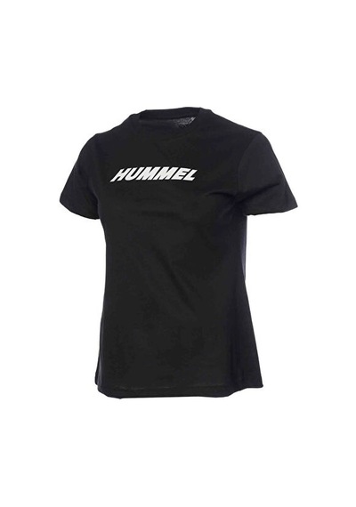 Hummel T-te Elemental Logo Cotton Tee Kadın Günlük Tişört 912016-2001 Siyah SIYAH