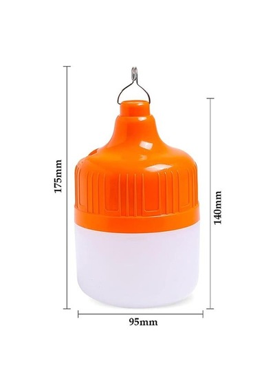Ledx Ln-or50g 50 Watt Type-c Şarjlı Taşınabilir Asma Kancalı Kamp Çadır Lambası 6500k 1200mah 3 Modlu Abs Malzeme Diğer