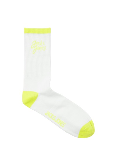 Jack & Jones Jaccal Logo Tennıs Sock Erkek White Çorap - Jj12252044 Beyaz
