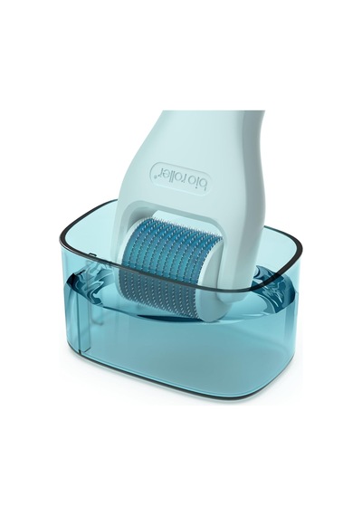 10 In 1 Dermaroller Kiti Yüz Masajı Yeşim Buz Rulo Microneedling Derma Haddeleme Sistemi Yüz Temizleme Fırçası Seyahat Çantası Ile