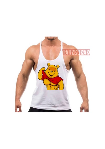 Tarzsokak Gym Tank Top Fitness Sporcu Atleti Gym50 Beyaz