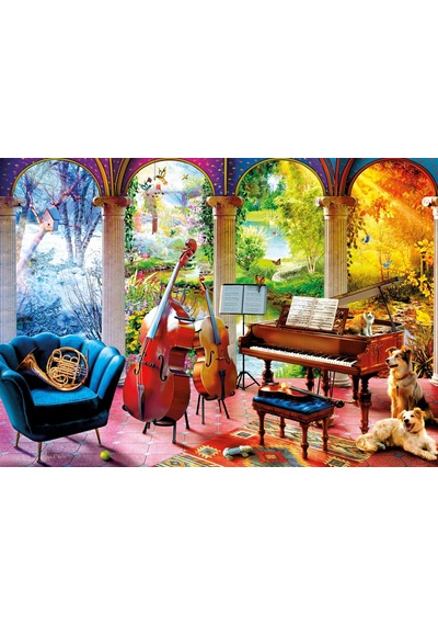 Ks Games 2000 Parça Dört Mevsim Senfonisi Four Seasons Symphony Puzzle - 22539