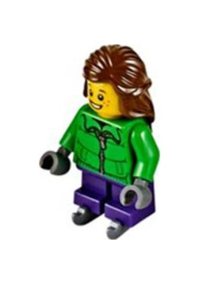 Lego Minifigür Advent Calendar 2014 City Girl On Ice Skates 60063-9