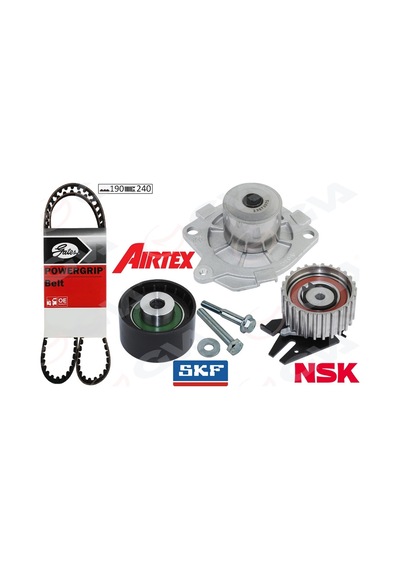 Gva 59wpk2530g Devirdaimli Eksantrik Gergi Seti 190x240 Bravo 96 Doblo 01 Marea 99-02 -ıdea 04 1.9jtd Ktb317 71736726 -