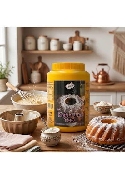 Kabartma Tozu 2 Kg Pasta, Kek Ve Hamur İşleri İçin Profesyonel Kabartıcı