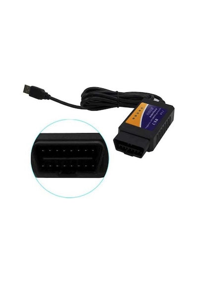 Elm327 Araç Arıza Tespit Cihazı Obd2 V1.5 Usb Pıc18F25K80 Çips