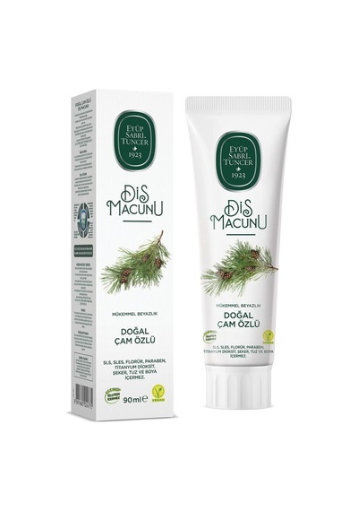 Doğal Diş Macunu 90 Gr Çam Özlü Ağız Kokusu Önleyici