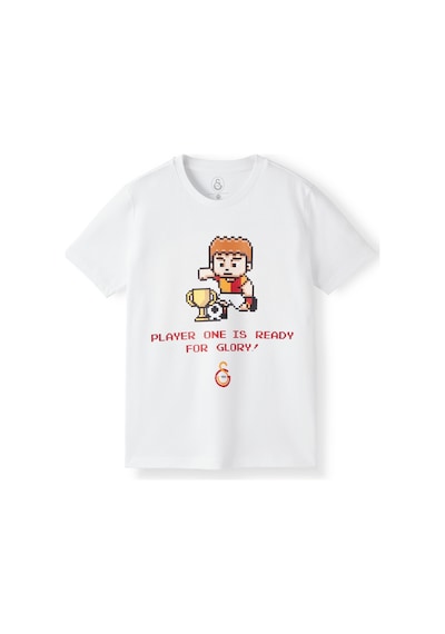 Gsstore Galatasaray Çocuk T-shirt C252062 Beyaz