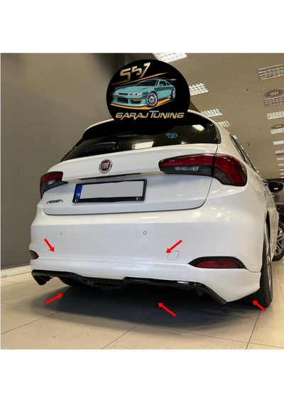 Fiat Egea Hb Arka Tampon Eki 2013-2022 Fiberglass Boyasız