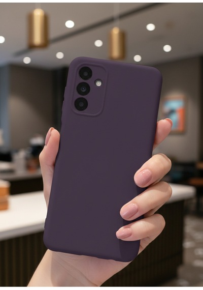 Samsung Uyumlu Galaxy A13 4g Kılıf İçi Kadife Soft Silikon Lansman Kapak