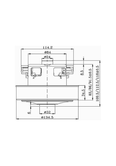 Samsung Uyumlu Sc 6780 Süpürge Motoru-cg35hd
