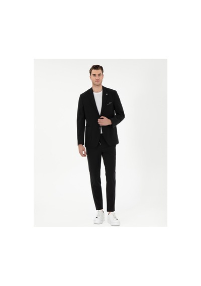 Pierre Cardin Erkek Slim Fit Düz Pantolon 2163496 Siyah