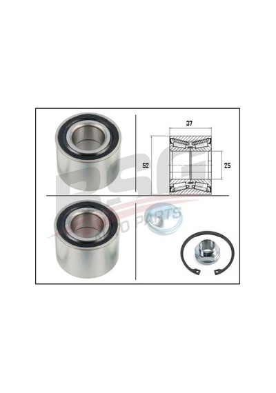 Bsg Teker Rulmanı Arka - 106/306 / R 9 - R11 -r19 Clıo Symbol Pegueot 106 206 306 85-
