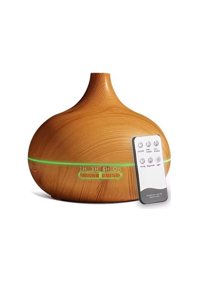 Aroma Difüzör Gece Işığı 7 Led Nemlendirici Kumandalı 550 Ml Buhar Makinesi Diğer 28319960