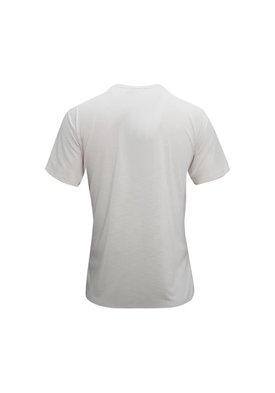 Uki Ekru Modal Bisiklet Yaka T-shirt