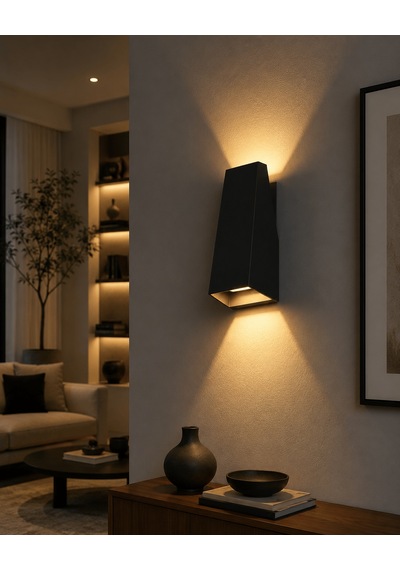 Noas Yl83 1042 Bergama Dekoratif Led Aplik 3200k Gün Işığı Siyah