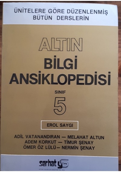 5.Sınıf Altınbilgi Ansiklopedisi Konu Test 1990 Yılı Basım