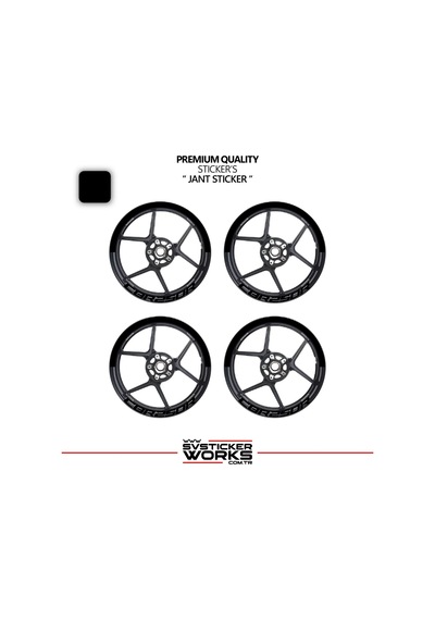 Honda Cbr 250 R Jant Şeridi Yarım Jant Kaplama & Cbr 250 R Yazı Sticker Seti 95035785