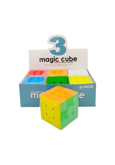 1 Adet Magic Cube Yapışmaz Zeka Küpü Rubik Küp 5.5 X 5.5 Cm