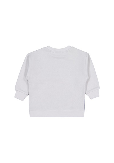 Batman Baskılı 2-5 Yaş Sweatshirt - Gri Açık Gri