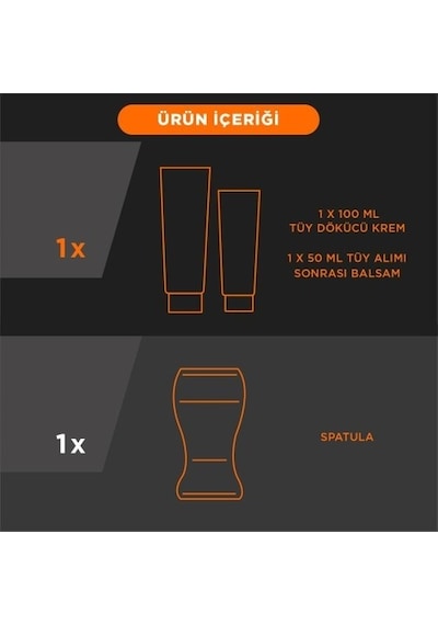 Veet Men Tüy Dökücü Krem Seti 100 ML + 3 x 50 ML