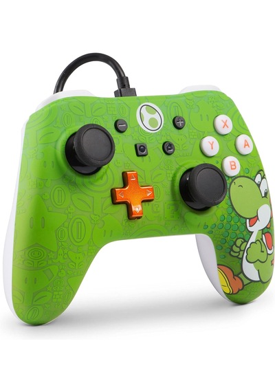 Nintendo Switch Kablolu Oyun Kolu Lisanslı Yoshi Edition Powera