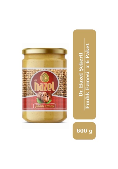 Drhazel Şekerli Fındık Ezmesi 600 G X 6 Paket