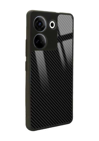 Camon 20 Pro 4g Carbon Tasarımlı Glossy Telefon Kılıfı Çok Renkli