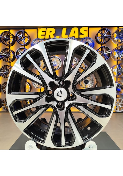 4 Adet Bky-0057 7 17 4 100 Et40 60,1 Black Machıned Jant Takım